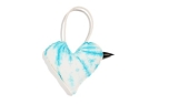 Found My Animal Aqua Cotton Heart Toy