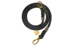 Found My Animal Black Rope verstellbare Hundeleine