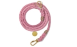 Found My Animal Blush Cotton Rope verstellbare Hundeleine