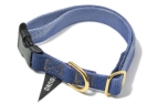 Found My Animal Original Ice Blue to Dark Blue Cotton Cat & Dog Collar