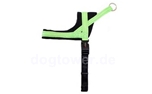 Wolters Geschirr Soft & Safe reflex, lime/schwarz