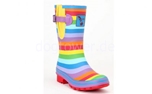 Gummistiefel (mittelhoch) Evercreatures Rainbow