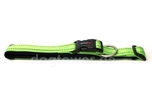 Wolters Halsband Soft & Safe reflektierend, lime/schwarz