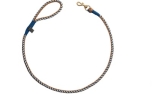 Hunter Führleine Tinnum blau/beige