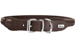 Hunter Halsband Round & Soft Elk dunkelbraun