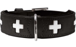 Hunter Hundehalsband Swiss, schwarz