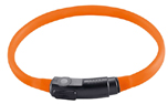 Hunter LED Silikon Leuchtschlauch Yukon für kleine Hunde (oder Katzen), orange