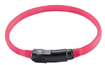 Hunter LED Silikon Leuchtschlauch Yukon für kleine Hunde (oder Katzen), pink