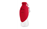 Hunter Outdoor Trinkflasche mit Silikonnapf List, rot