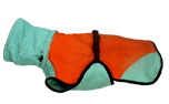 iqo Hundebademantel Pitschnass, orange/mint