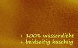 iqo wasserdichte Hundedecke terracotta, für inkontinente Hunde