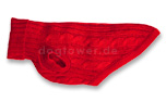 IQO Zopfpullover P20, feuerrot