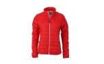 James & Nicholson Damen Hybrid Jacke, light-red/silver