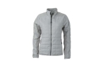 James & Nicholson Damen Hybrid Jacke, silver/silver