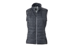 James & Nicholson Damen Hybrid Weste, black/silver