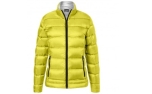 James & Nicholson Damen Leicht-Daunenjacke, yellow/silver