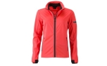 James & Nicholson Damen Softshell Sportjacke, bright-orange/black