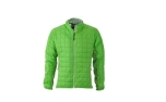 James & Nicholson Herren Hybrid Jacke, spring-green/silver