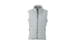 James & Nicholson Herren Hybrid Weste, silver/silver