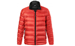 James & Nicholson Herren Leicht-Daunenjacke, flame/black