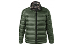 James & Nicholson Herren Leicht-Daunenjacke, olive/camouflage