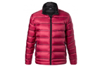 James & Nicholson Herren Leicht-Daunenjacke, red/black