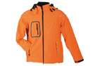 James & Nicholson Herren Winter Softshelljacke, orange