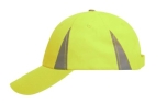 James & Nicholson Safety-Cap Baseballkappe, neon-yellow
