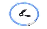 LED Leuchthalsband Visio Light, blau