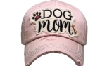 KBETHOS Dog Mom Washed Vintage Ballcap rose