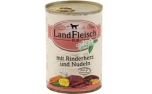 Landfleisch Dog Pur Rinderherzen & Nudeln
