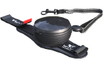 Lishinu Bungee Roll- Hundeleine, schwarz