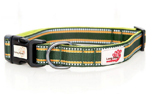 Long Paws Comfort Collar Hundehalsband, gepolstert und reflektierend, grün