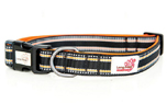 Long Paws Comfort Collar Hundehalsband, gepolstert und reflektierend, schwarz