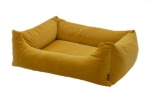 Madison Velours Dog Bed Gelb