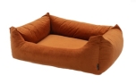 Madison Velours Dog Bed Orange