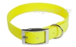 Mystique Halsband Biothane Deluxe, neon-gelb