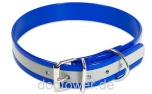 Mystique Hundehalsband Biothane blau (Reflektor)