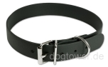 Mystique Hundehalsband Biothane, schwarz