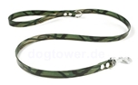 Mystique Biothane Hundeleine Camouflage, khaki