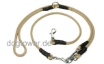 Mystique Umhängeleine Profi, Karabiner, beige