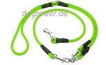 Mystique Umhängeleine Profi, Karabiner, neongrün