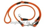 Mystique Umhängeleine Hunting Profi (Karabiner), orange