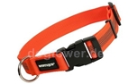 Mystique Hundehalsband gummiert, orange