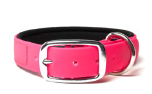 Mystique Biothane Halsband Deluxe Neopren, beta neonpink