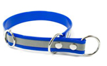 Mystique Biothane Schlupfhalsband Standard, reflex gold blau