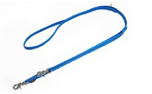 Mystique gummierte Umhängeleine (Scherenkarabiner), blau