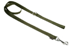 Mystique Nylon Leine (ROBUSTER Karabiner), khaki