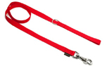 Mystique Nylon Leine (ROBUSTER Karabiner), rot