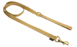 Mystique Nylon Leine (MESSING Karabiner), beige